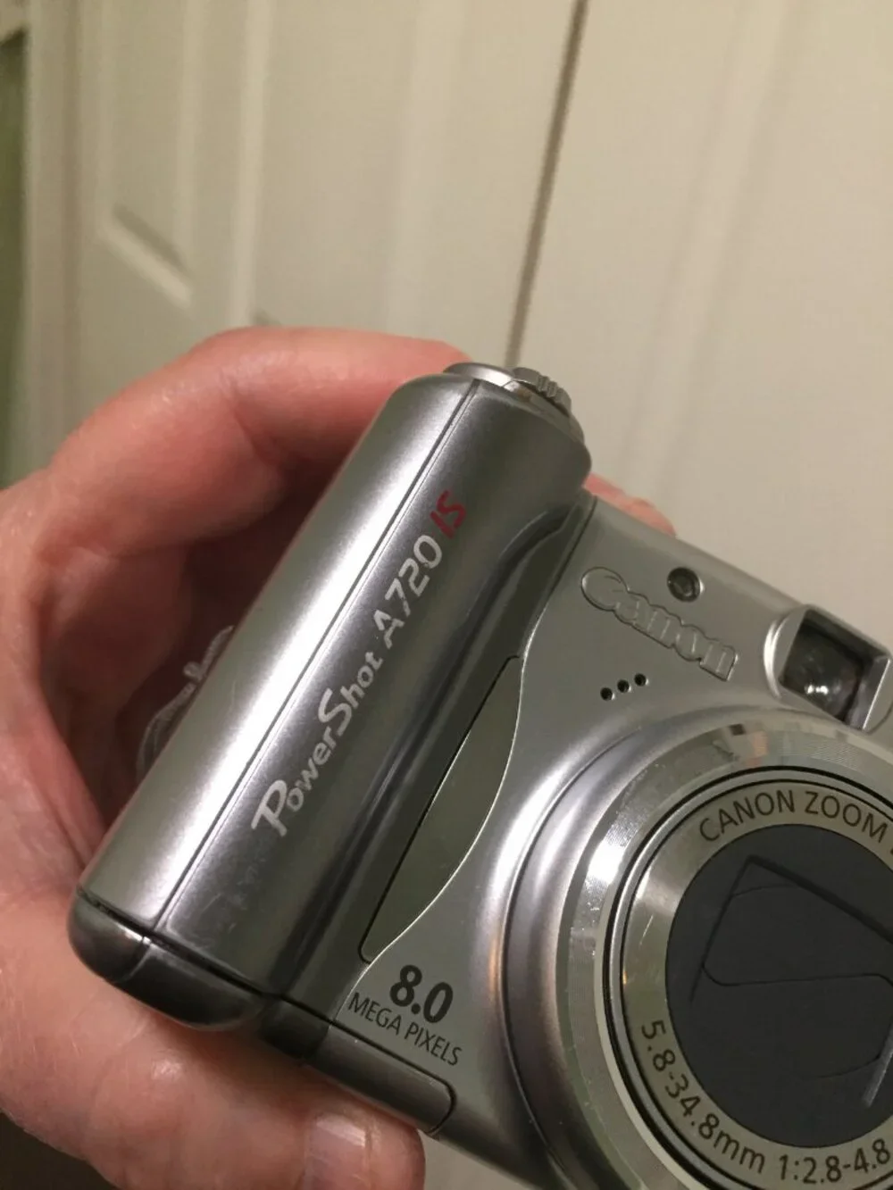 Canon Digital Camera PowerShot A720 IS 8.0MP Silver TESTED/WORKING